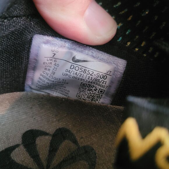 Nike VaporMax 2021 Flyknit Men's Shoes Sneakers MultiColor Black Pollen Blue - Picture 8 of 11